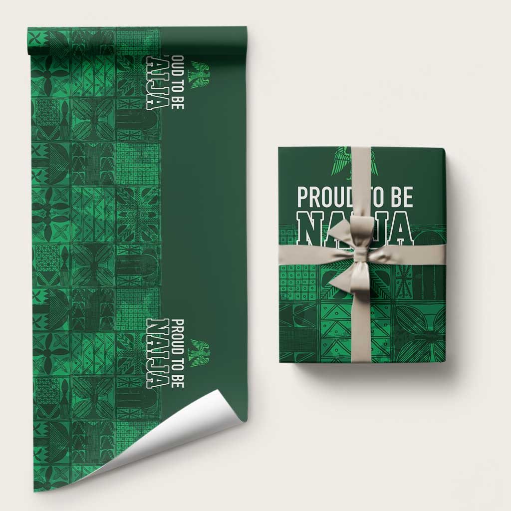 Nigeria Yoruba Adire Patterns Wrapping Paper Proud To Be Naija