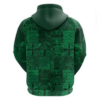 Nigeria Yoruba Adire Patterns Zip Hoodie Proud To Be Naija