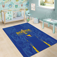 Bosnia WC2026 Football Area Rug Dragons Return