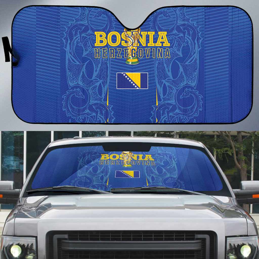 Bosnia WC2026 Football Auto Sun Shade Dragons Return