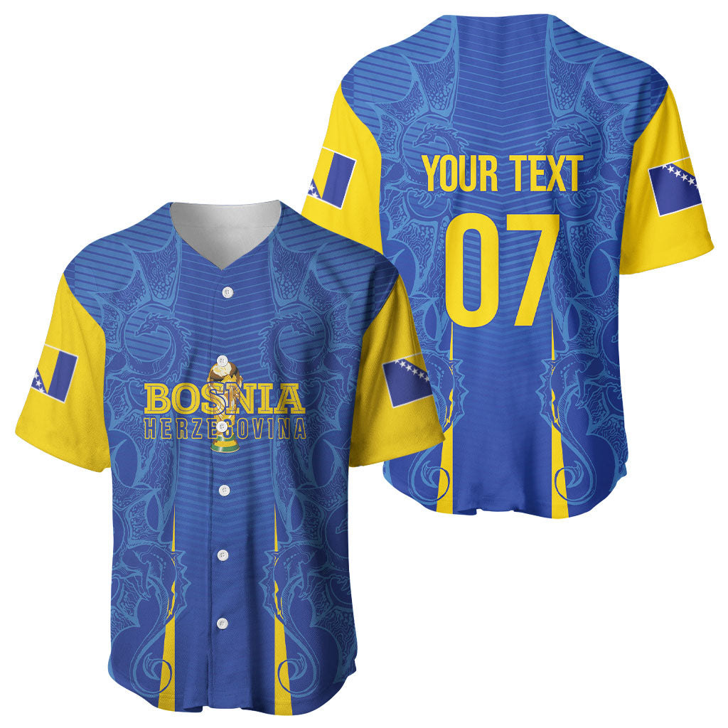 Bosnia WC2026 Football Custom Baseball Jersey Dragons Return