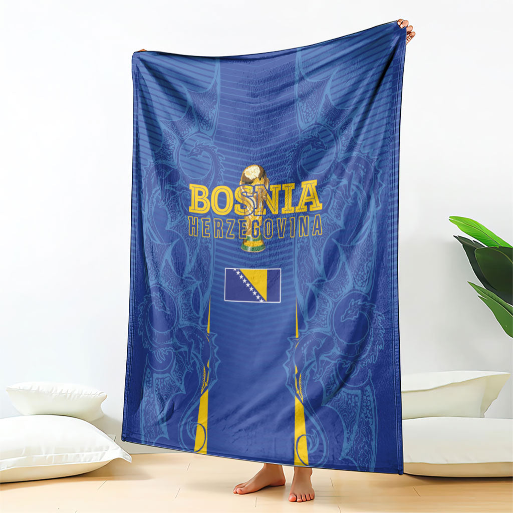 Bosnia WC2026 Football Blanket Dragons Return