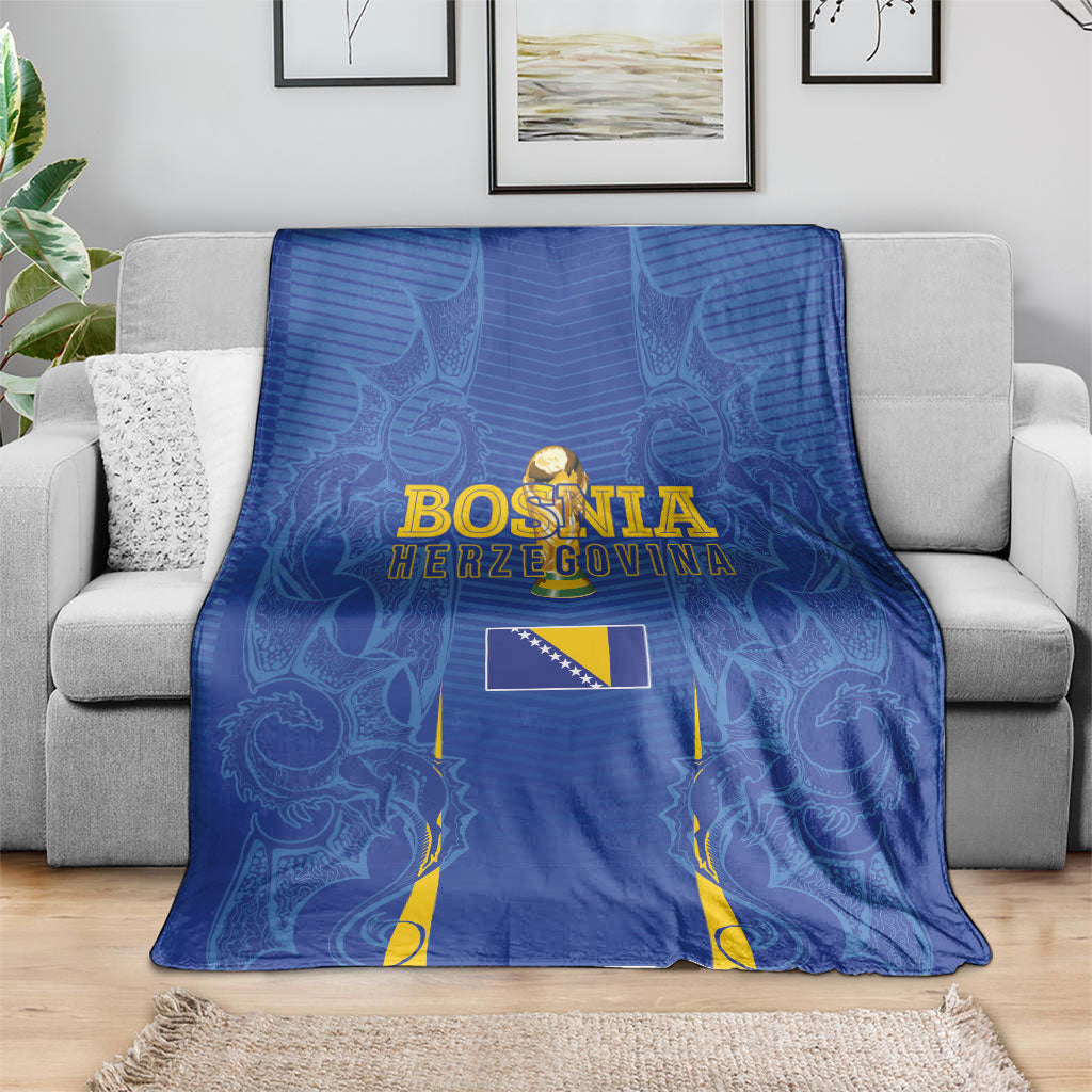Bosnia WC2026 Football Blanket Dragons Return