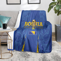 Bosnia WC2026 Football Blanket Dragons Return