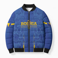 Bosnia WC2026 Football Custom Bomber Puffer Jacket Dragons Return