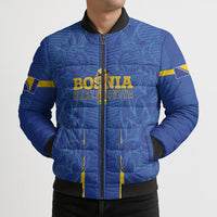 Bosnia WC2026 Football Custom Bomber Puffer Jacket Dragons Return