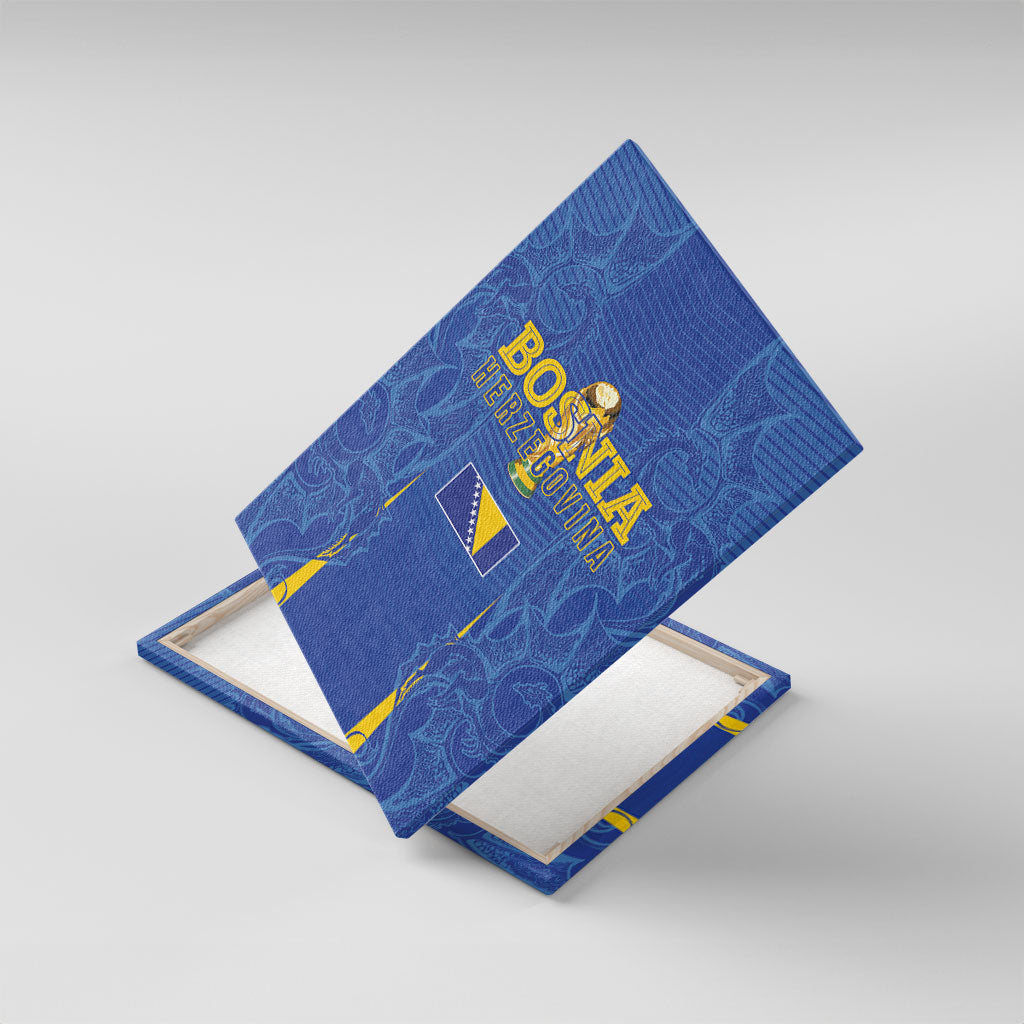 Bosnia WC2026 Football Canvas Wall Art Dragons Return