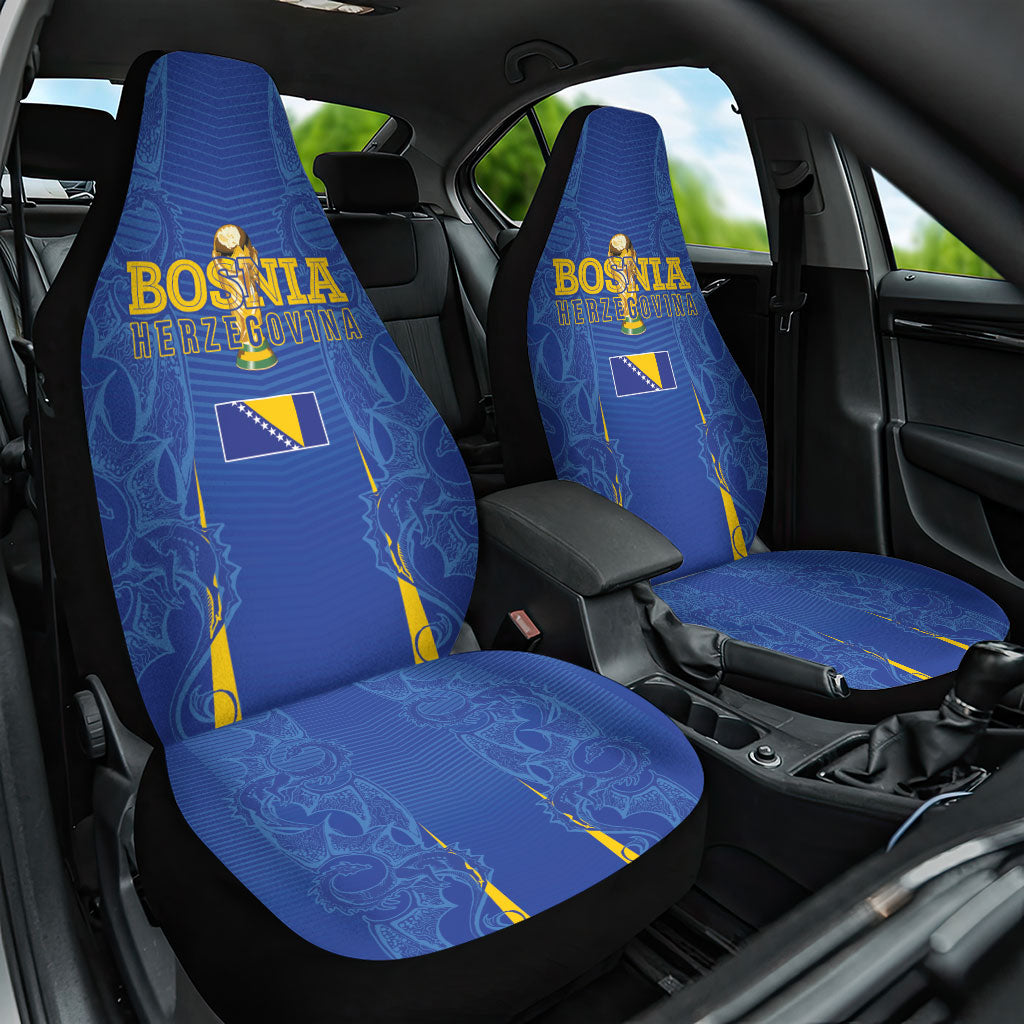 Bosnia WC2026 Football Car Seat Cover Dragons Return