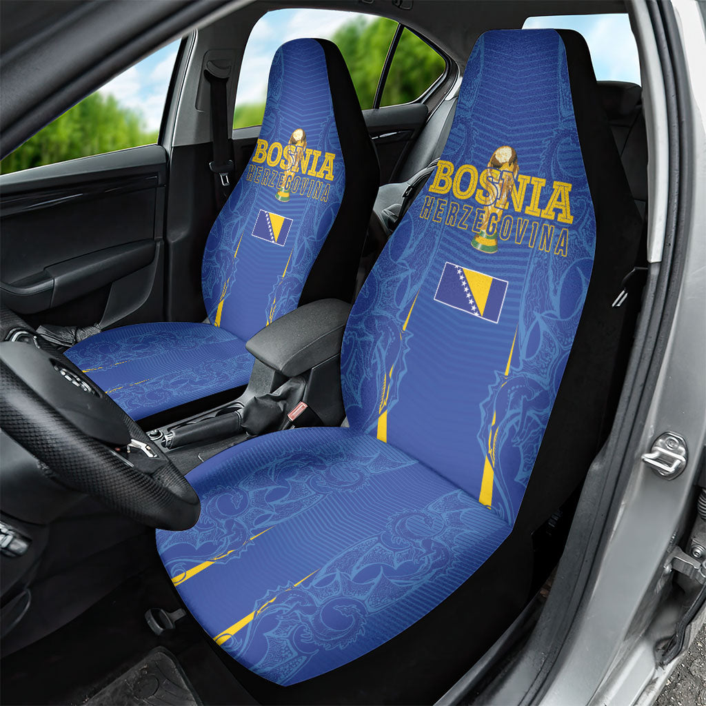 Bosnia WC2026 Football Car Seat Cover Dragons Return