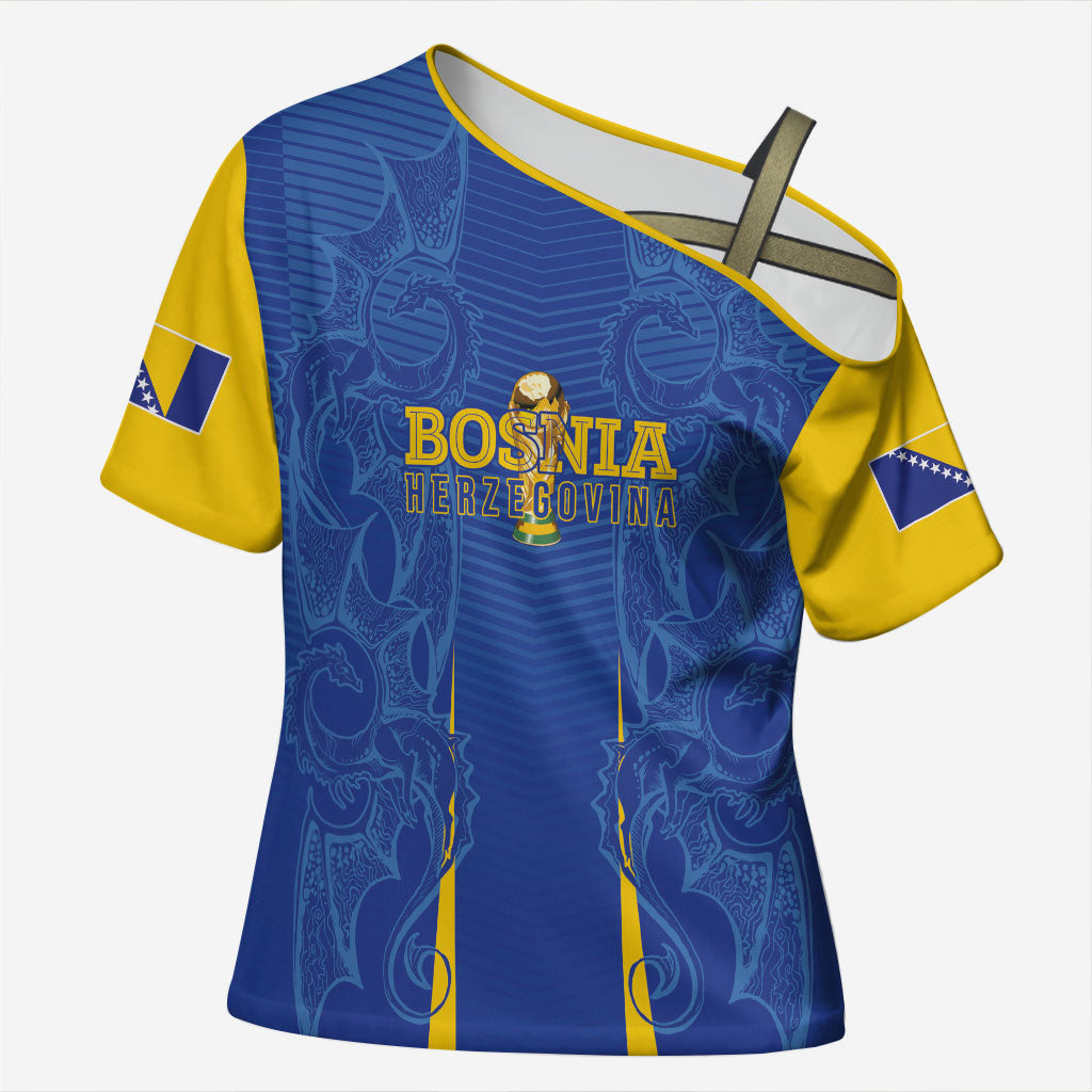 Bosnia WC2026 Football Custom Cross Shoulder Shirt Dragons Return