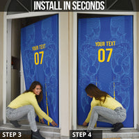 Bosnia WC2026 Football Custom Door Cover Dragons Return