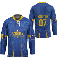 Bosnia WC2026 Football Custom Hockey Jersey Dragons Return