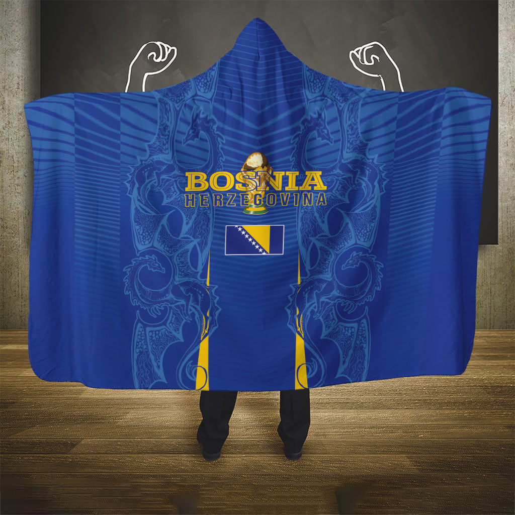 Bosnia WC2026 Football Hooded Blanket Dragons Return