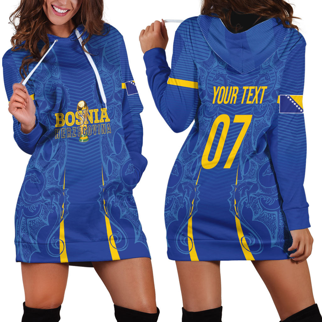 Bosnia WC2026 Football Custom Hoodie Dress Dragons Return