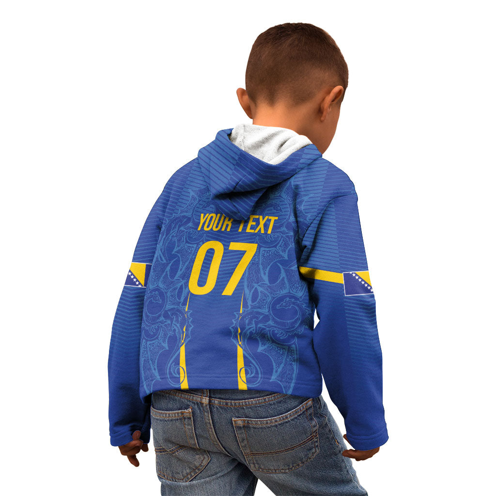 Bosnia WC2026 Football Custom Kid Hoodie Dragons Return