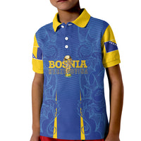 Bosnia WC2026 Football Custom Kid Polo Shirt Dragons Return