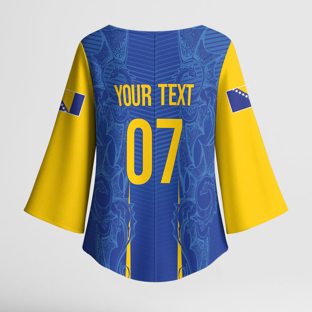 Bosnia WC2026 Football Custom Kimono Sleeve Blouse Dragons Return