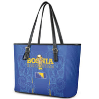 Bosnia WC2026 Football Leather Tote Bag Dragons Return