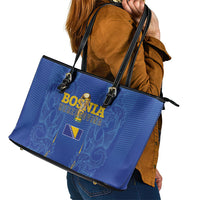 Bosnia WC2026 Football Leather Tote Bag Dragons Return
