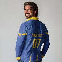 Bosnia WC2026 Football Custom Long Sleeve Polo Shirt Dragons Return