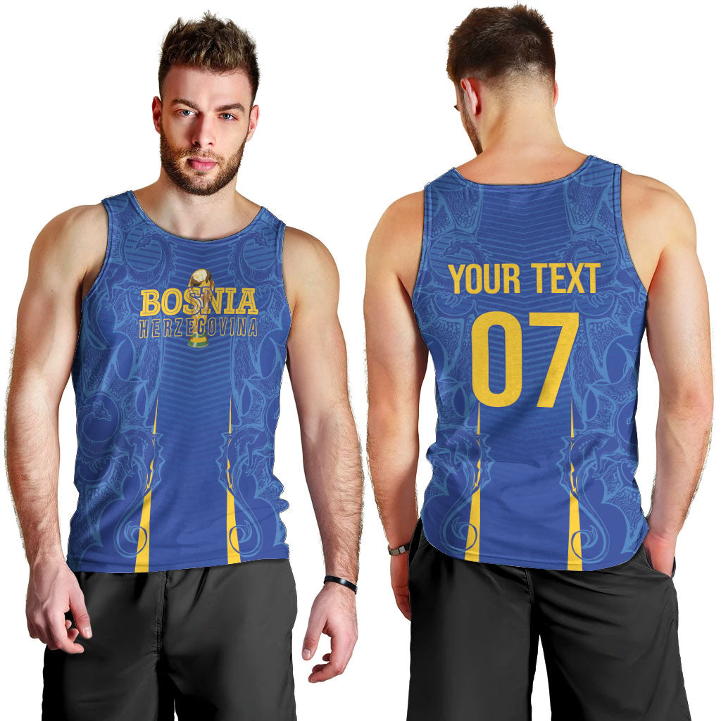 Bosnia WC2026 Football Custom Men Tank Top Dragons Return