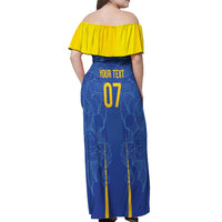 Bosnia WC2026 Football Custom Off Shoulder Maxi Dress Dragons Return