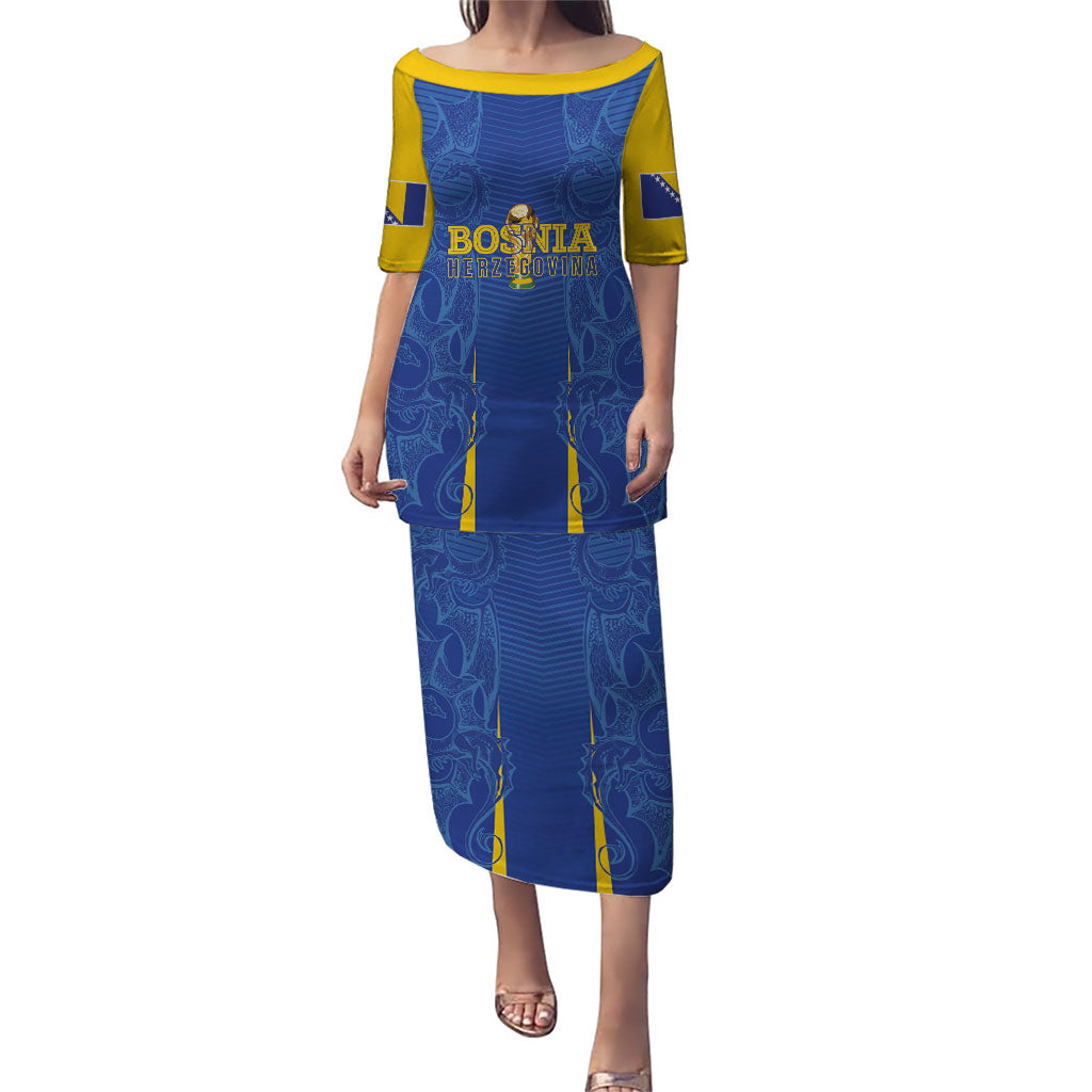 Bosnia WC2026 Football Custom Puletasi Dragons Return