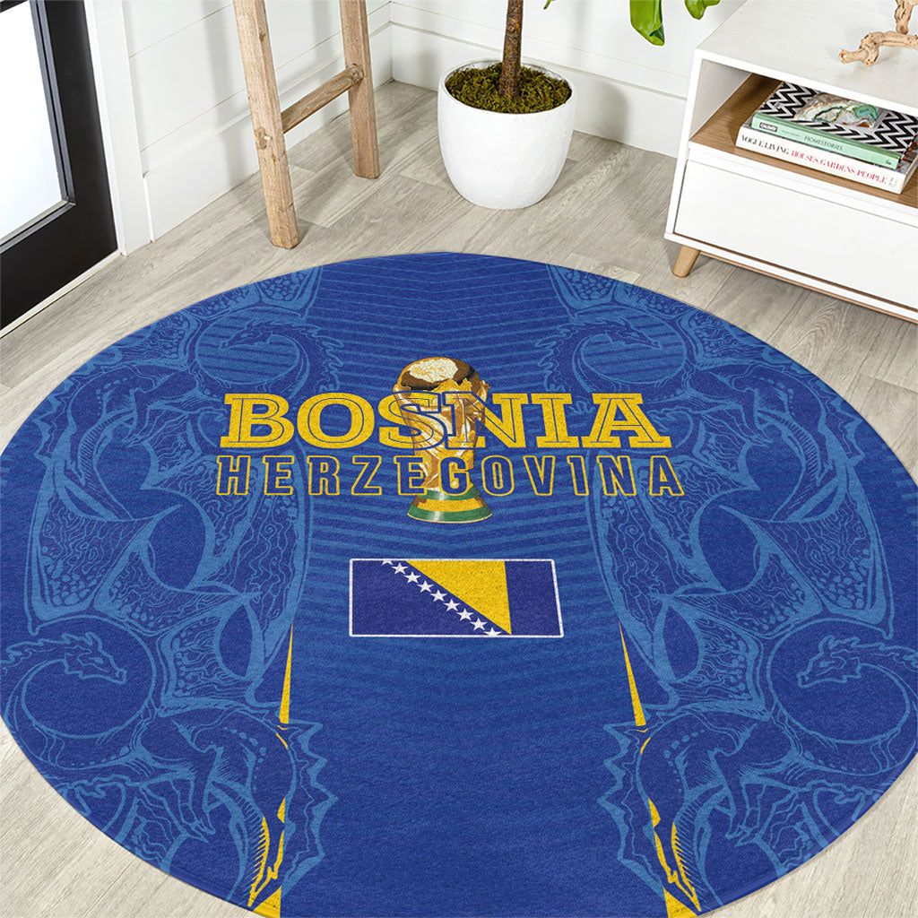Bosnia WC2026 Football Round Carpet Dragons Return
