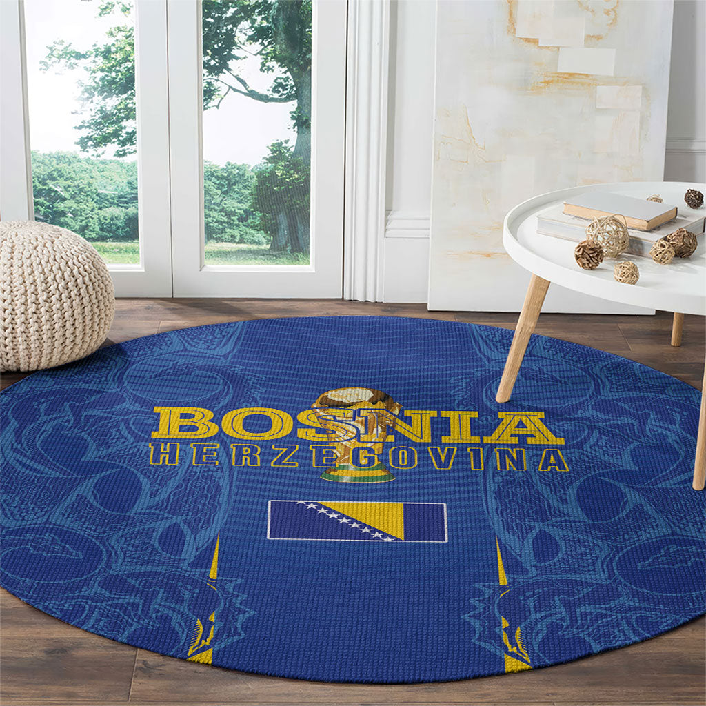 Bosnia WC2026 Football Round Carpet Dragons Return