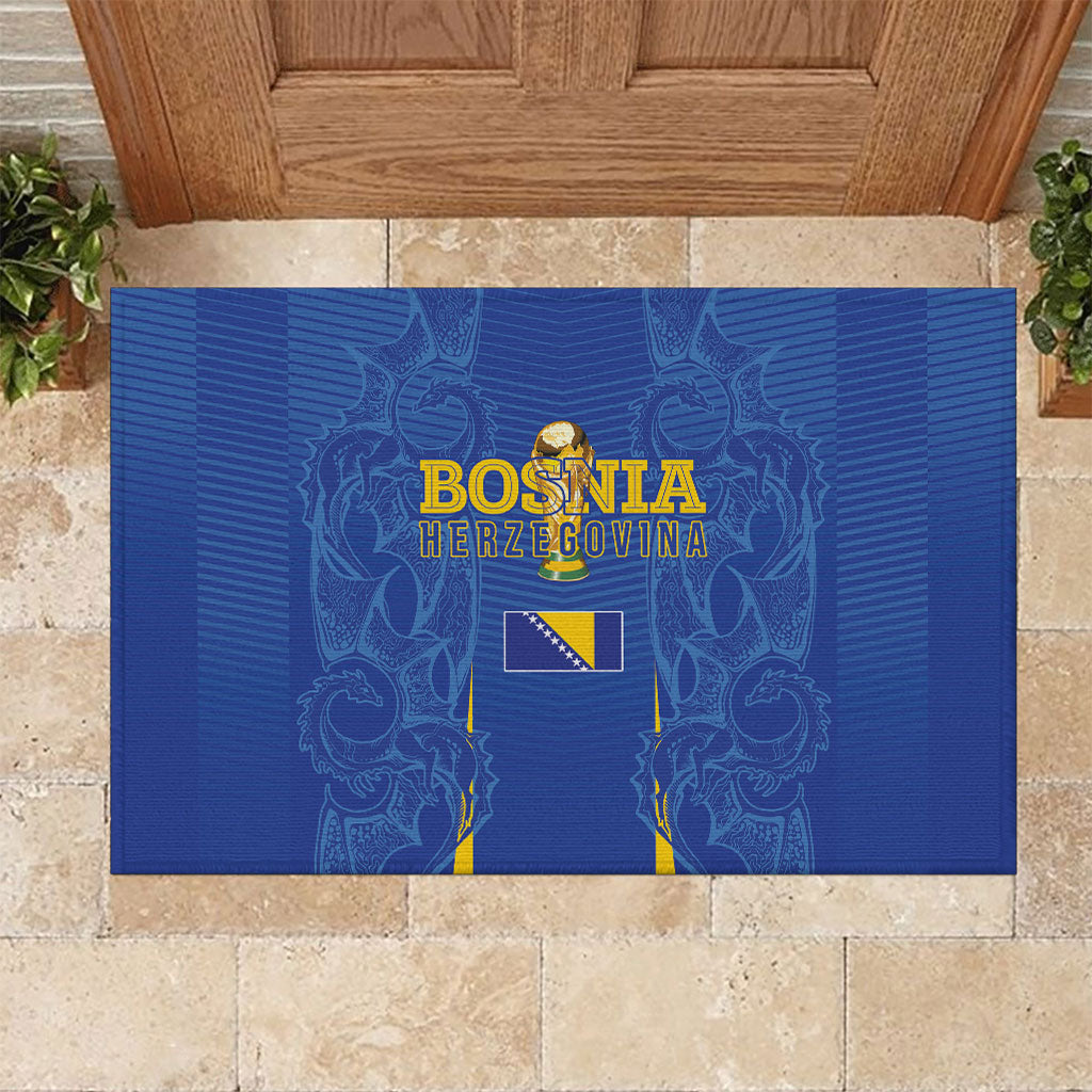 Bosnia WC2026 Football Rubber Doormat Dragons Return