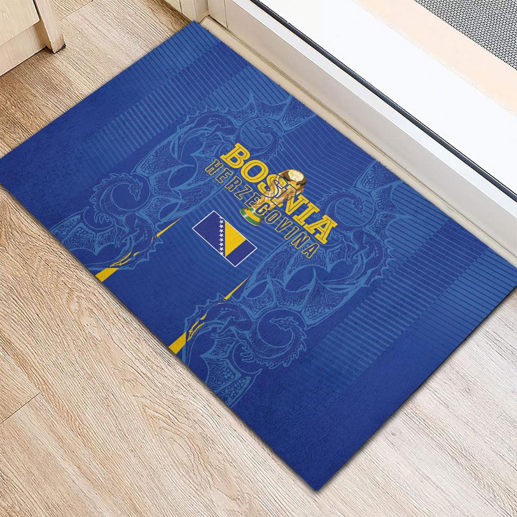 Bosnia WC2026 Football Rubber Doormat Dragons Return