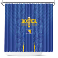 Bosnia WC2026 Football Shower Curtain Dragons Return