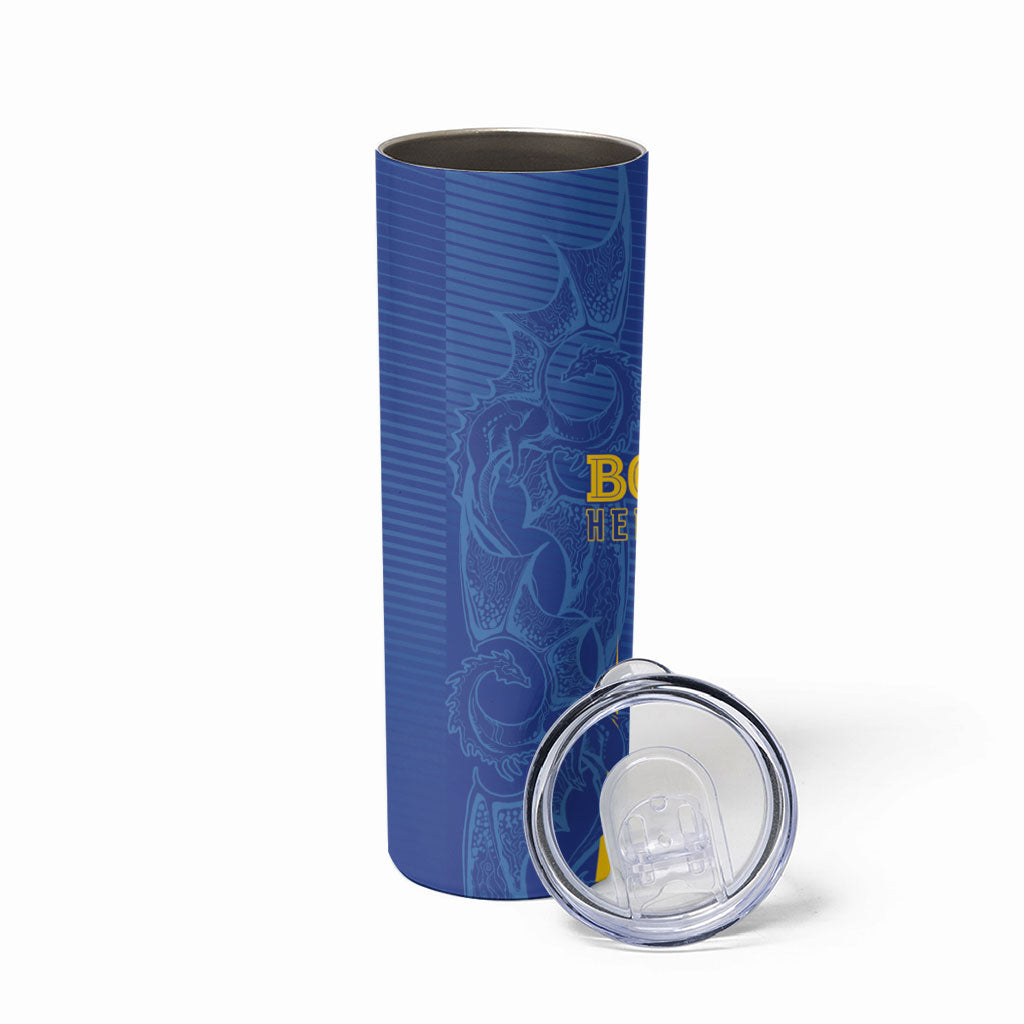 Bosnia WC2026 Football Skinny Tumbler Dragons Return