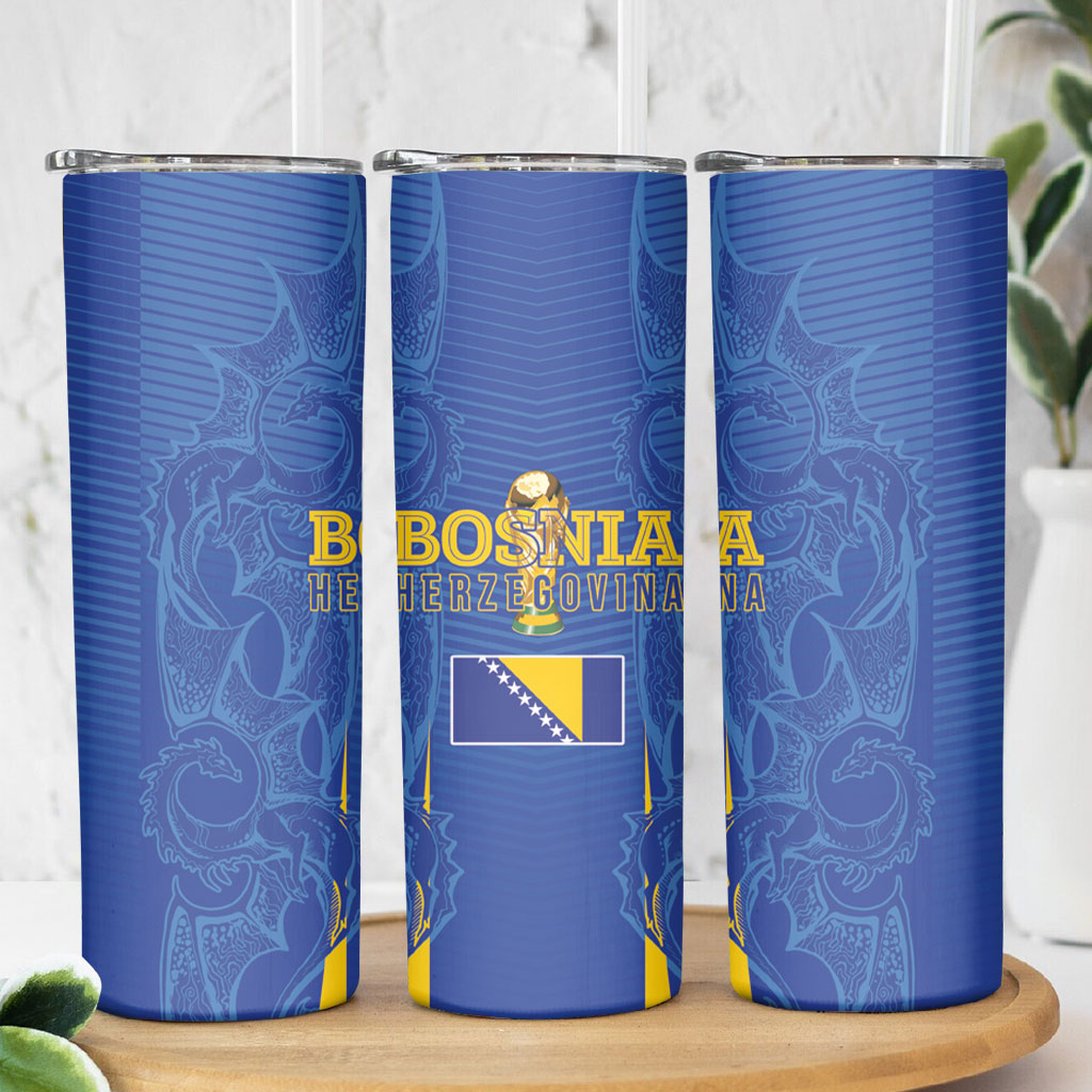 Bosnia WC2026 Football Skinny Tumbler Dragons Return
