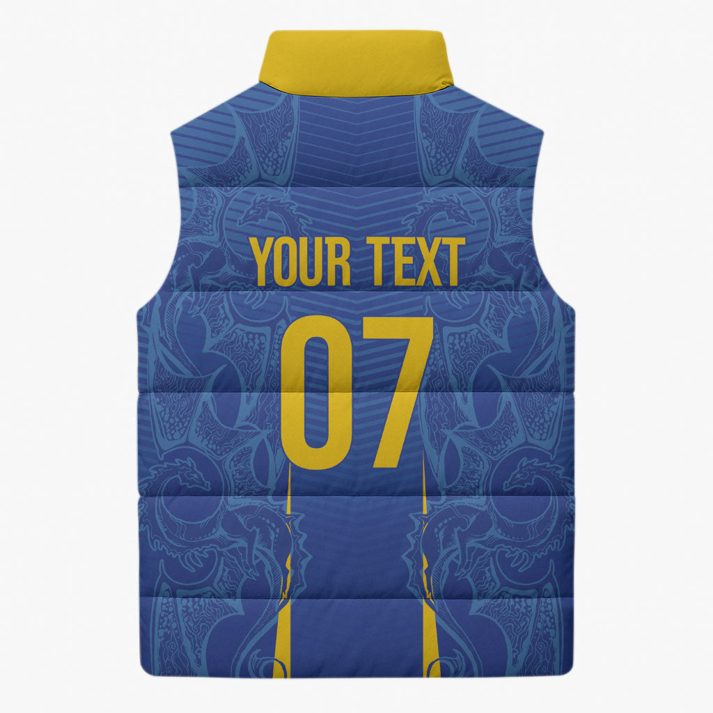 Bosnia WC2026 Football Custom Sleeveless Puffer Jacket Dragons Return