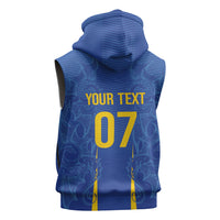 Bosnia WC2026 Football Custom Sleeveless Zip Hoodie Dragons Return