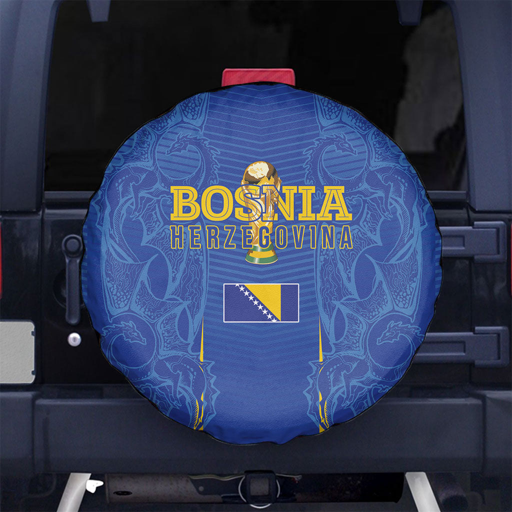 Bosnia WC2026 Football Spare Tire Cover Dragons Return