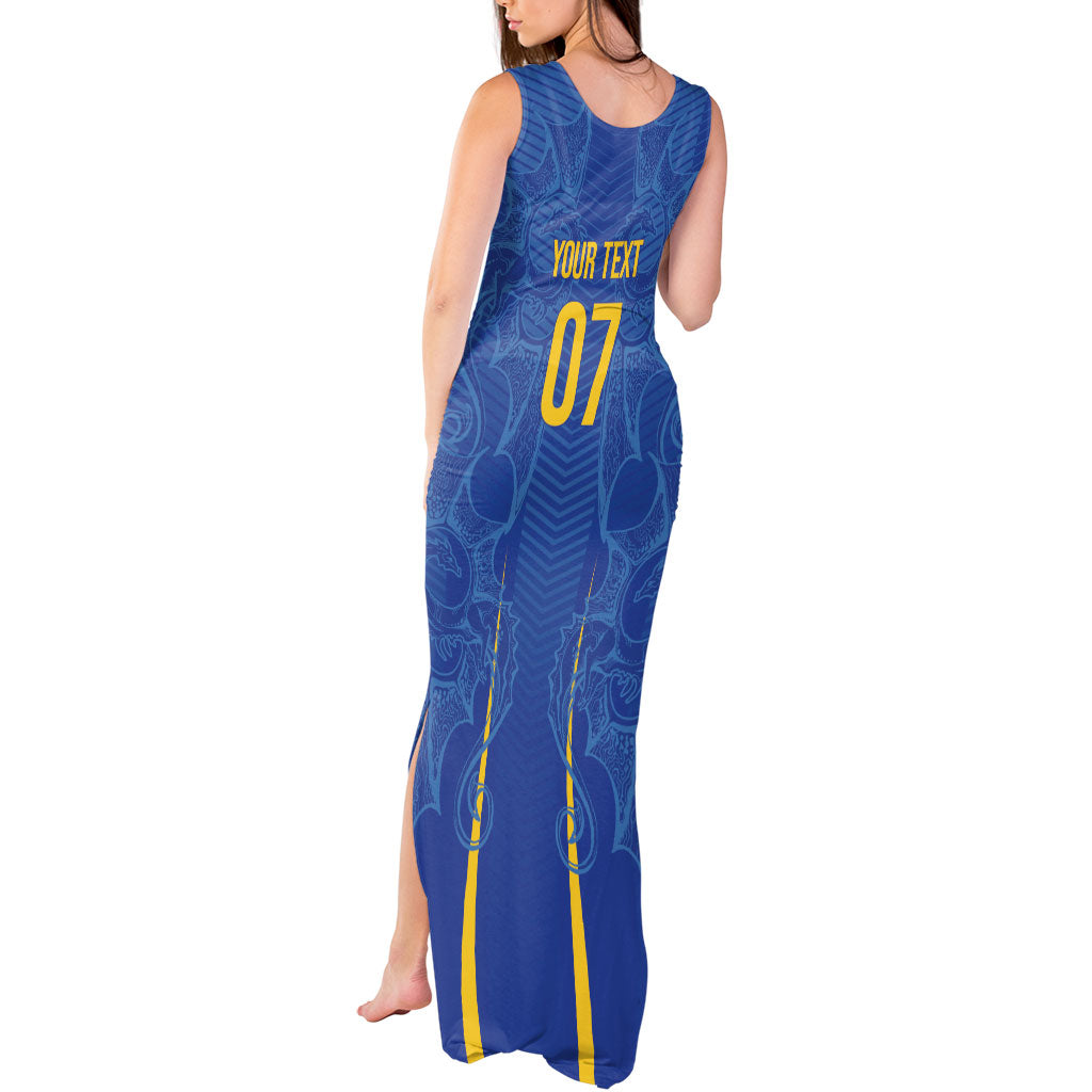 Bosnia WC2026 Football Custom Tank Maxi Dress Dragons Return