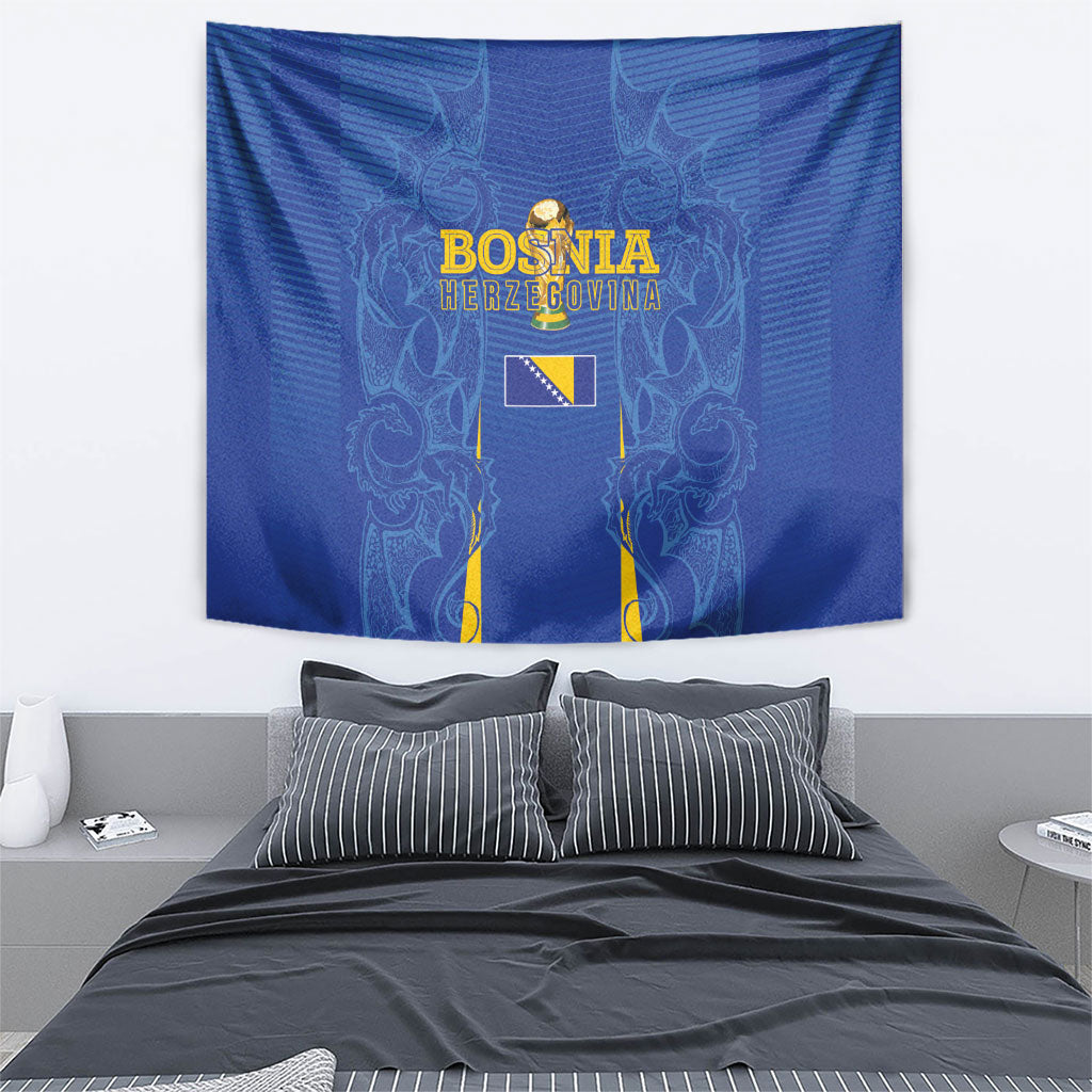 Bosnia WC2026 Football Tapestry Dragons Return
