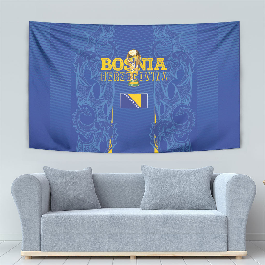Bosnia WC2026 Football Tapestry Dragons Return