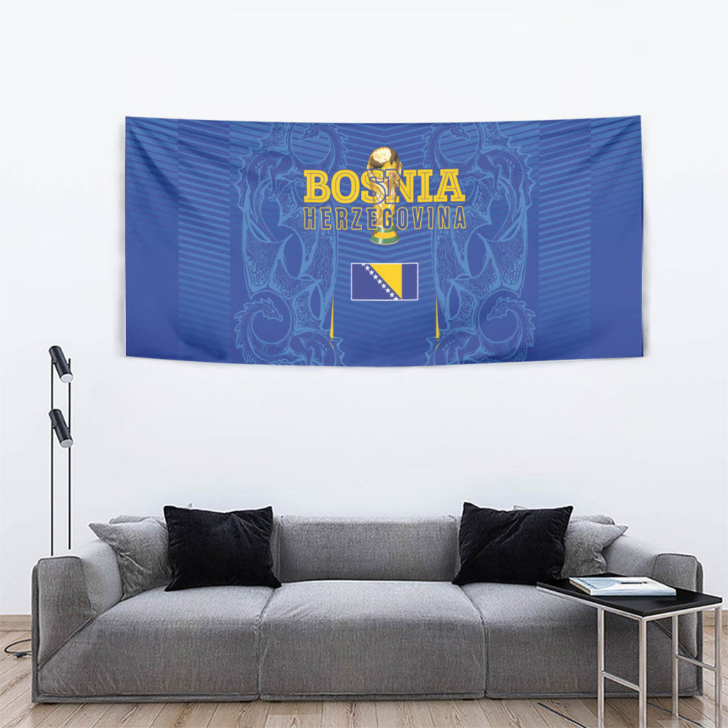 Bosnia WC2026 Football Tapestry Dragons Return