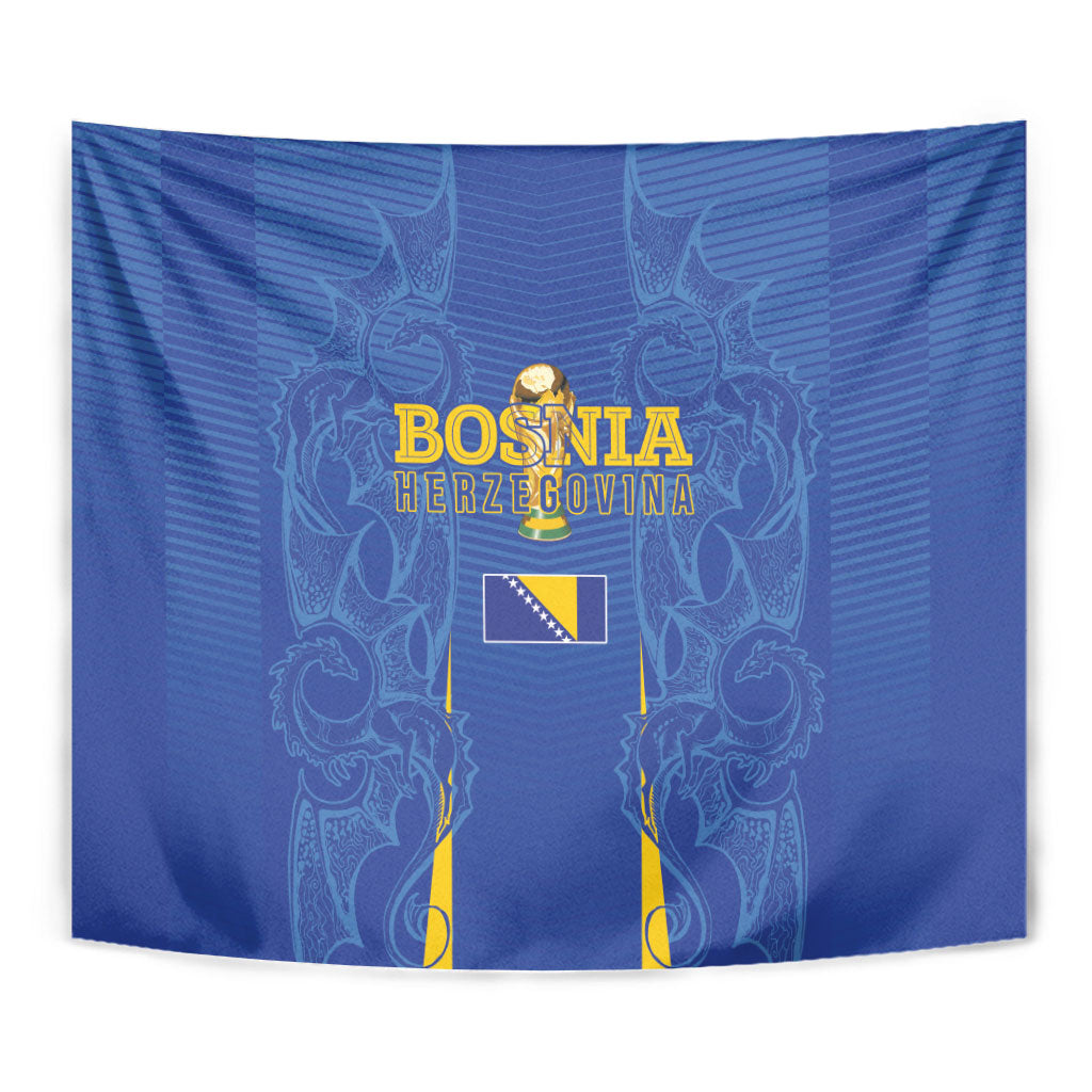 Bosnia WC2026 Football Tapestry Dragons Return