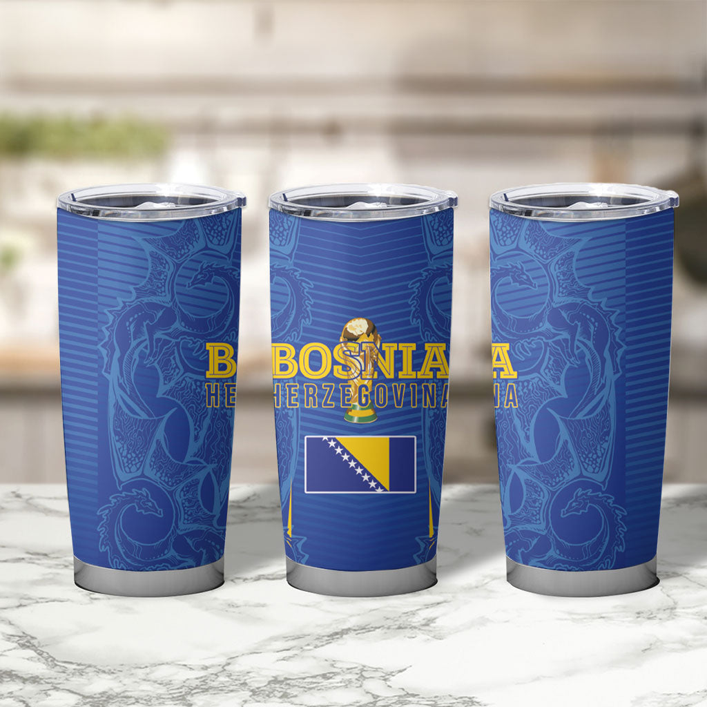 Bosnia WC2026 Football Tumbler Cup Dragons Return