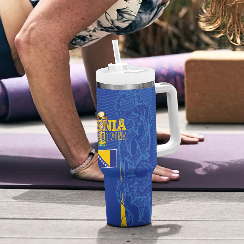 Bosnia WC2026 Football Tumbler With Handle Dragons Return
