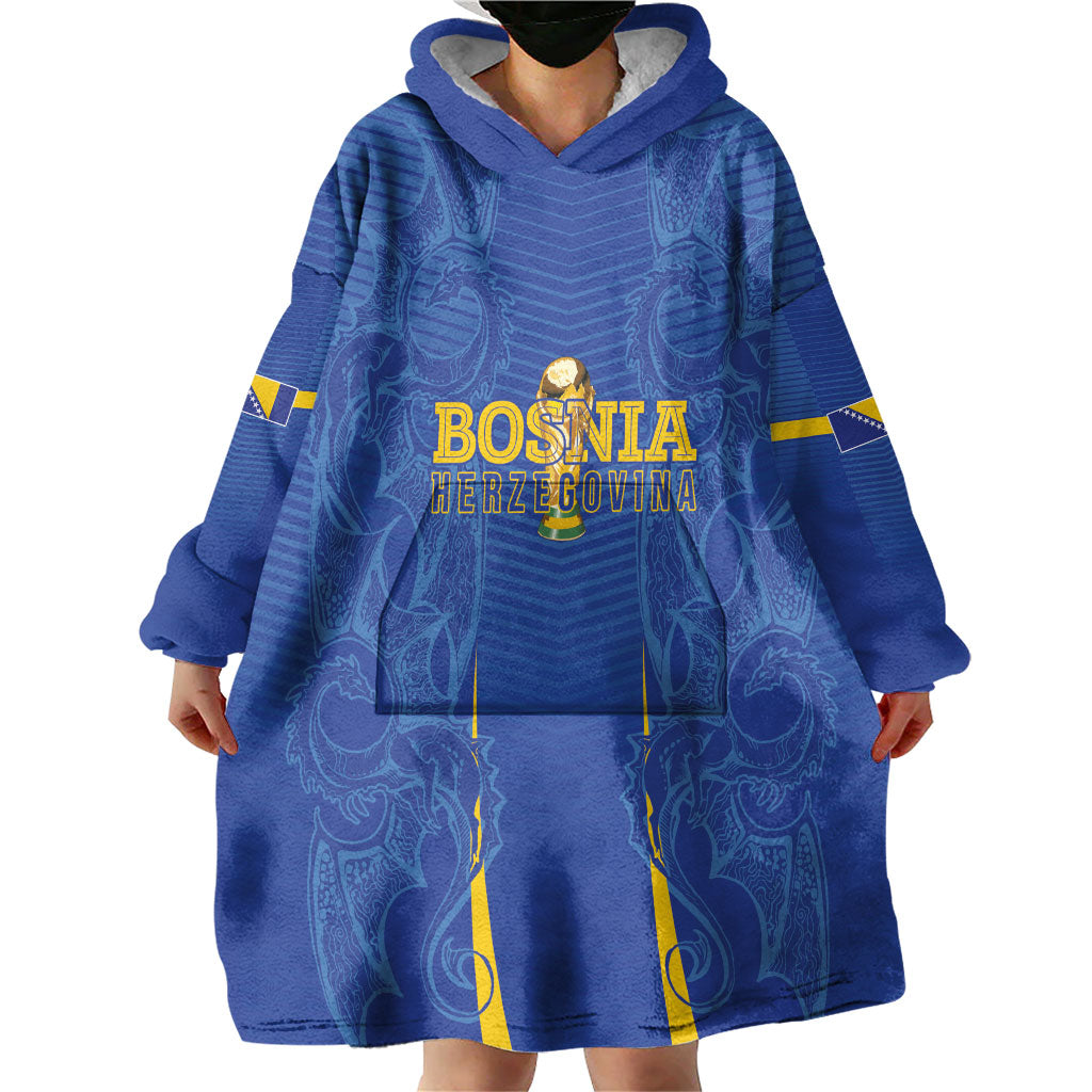 Bosnia WC2026 Football Custom Wearable Blanket Hoodie Dragons Return