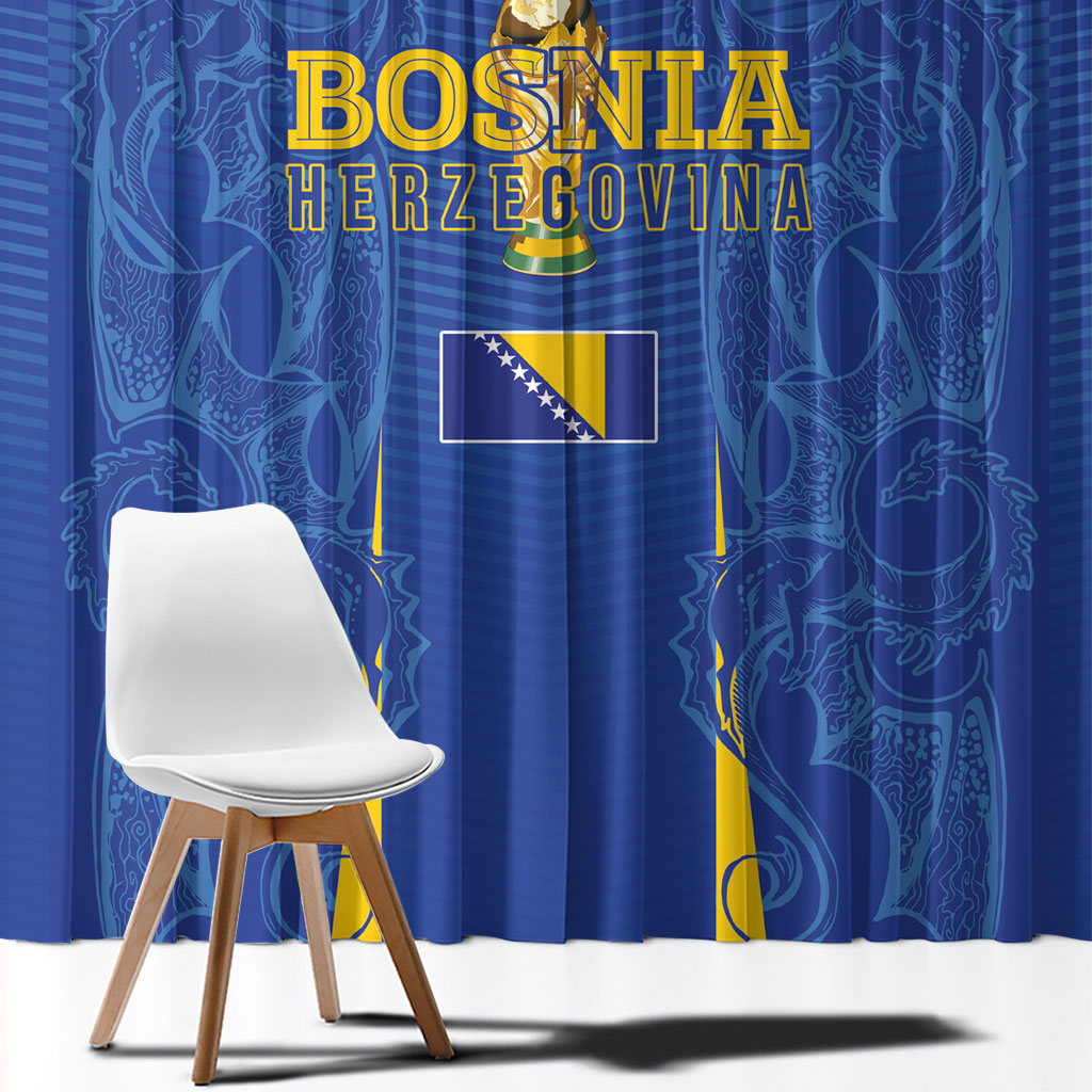Bosnia WC2026 Football Window Curtain Dragons Return