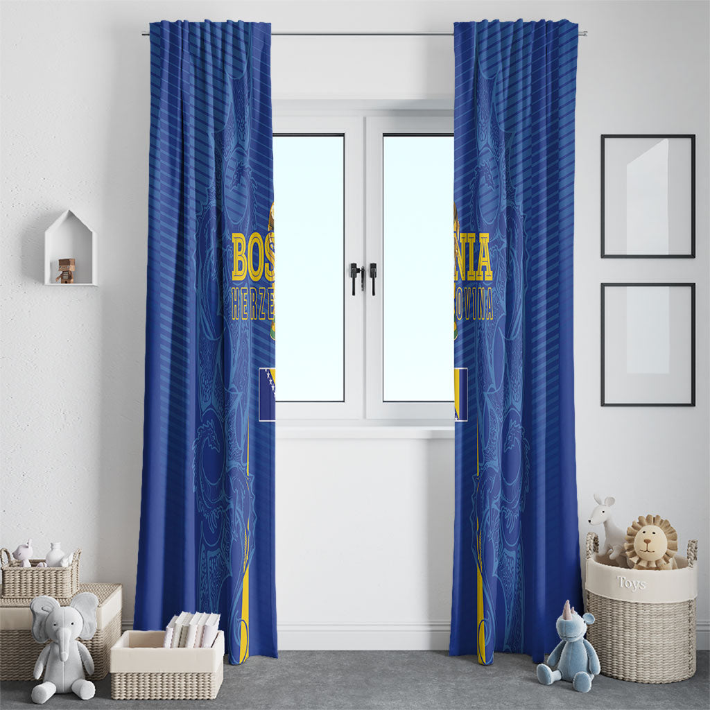Bosnia WC2026 Football Window Curtain Dragons Return