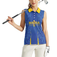Bosnia WC2026 Football Custom Women Sleeveless Polo Shirt Dragons Return