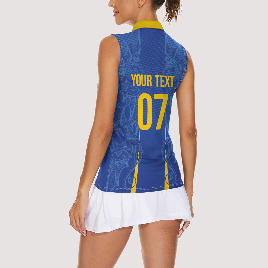 Bosnia WC2026 Football Custom Women Sleeveless Polo Shirt Dragons Return