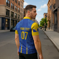 Bosnia WC2026 Football Custom Zipper Polo Shirt Dragons Return